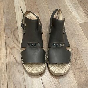 Rag & Bone Sayre II Leather Espadrille Sandal